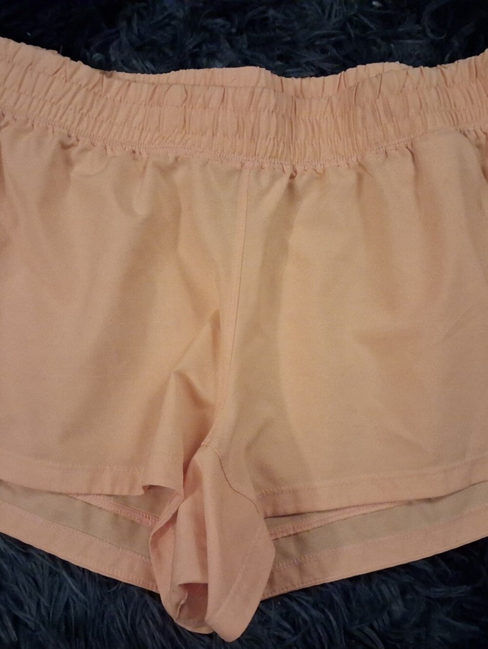 Adidas Aeroready Elastic Waist Peach Shorts
